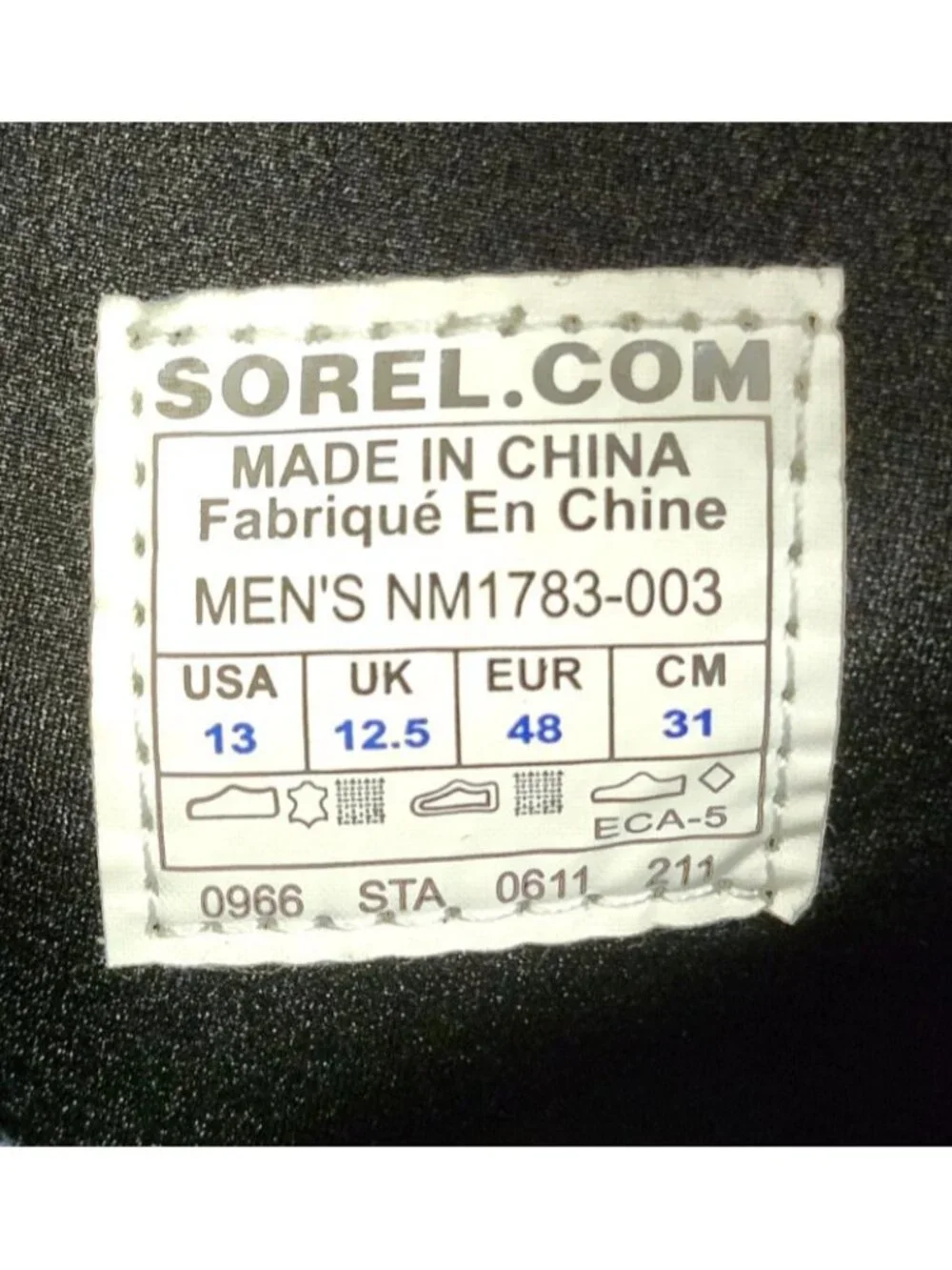 Sorel woodbine surplus